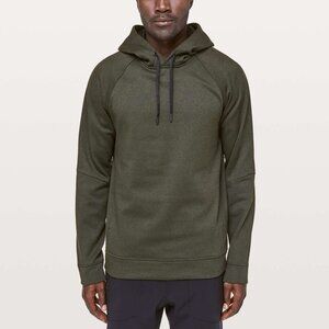 Lululemon City Sweat Pullover Hoodie *Thermo Heathered Dark Olive M